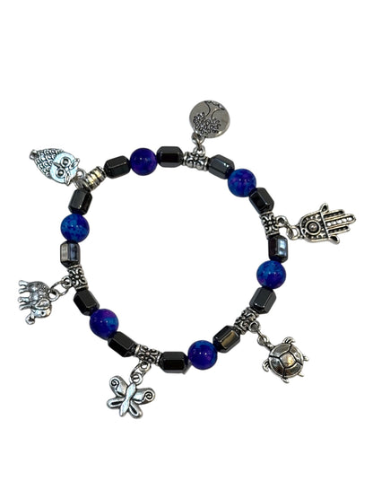 Pulsera Elasticada #Piedra multicolor