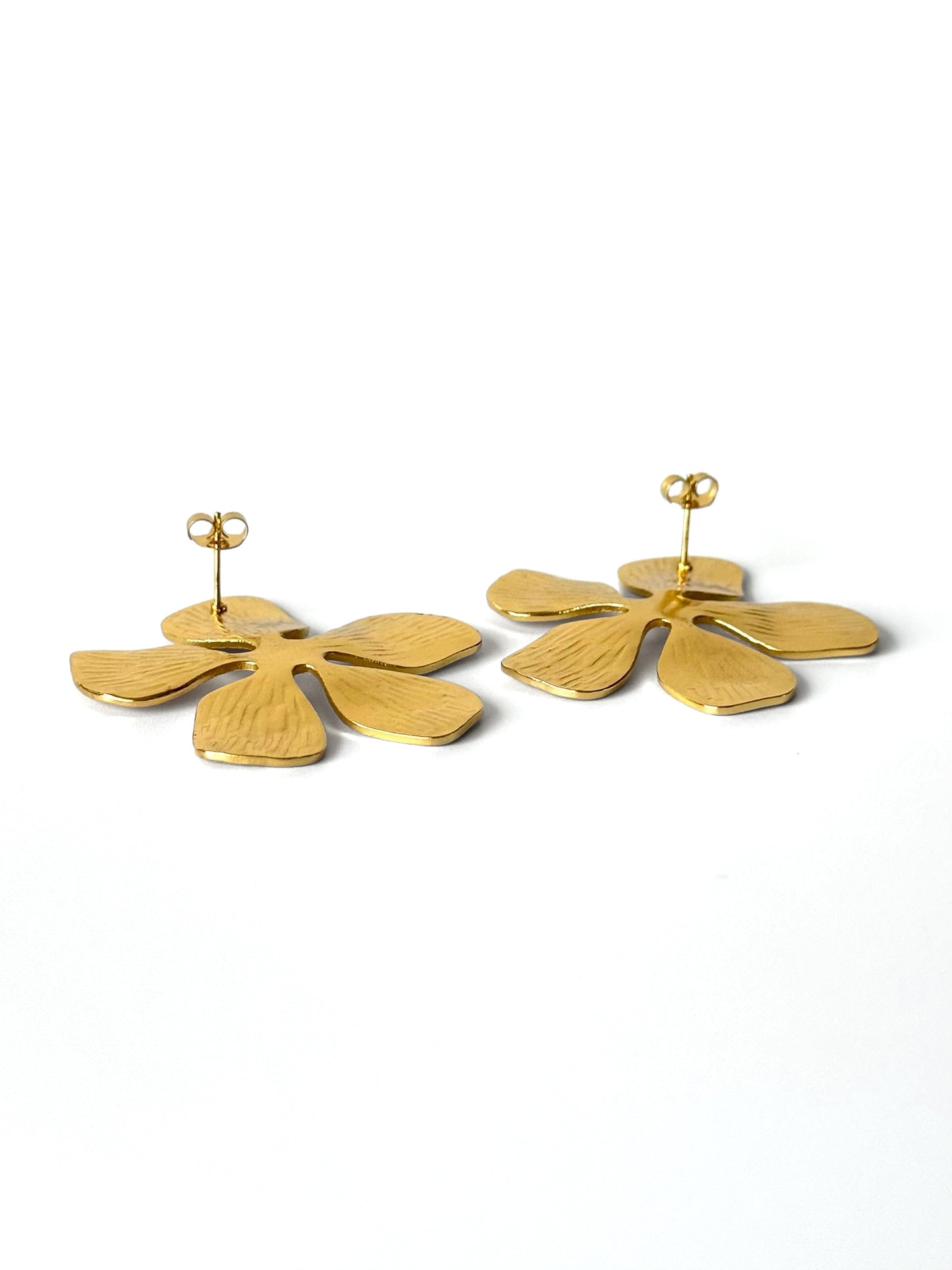 Aros de acero modelo #912 dorado