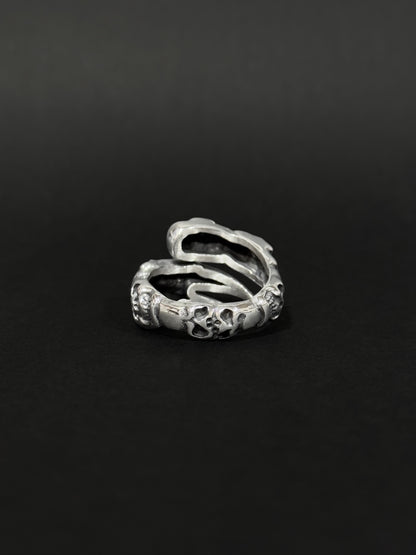 Anillo de hombre en acero vikingo #566