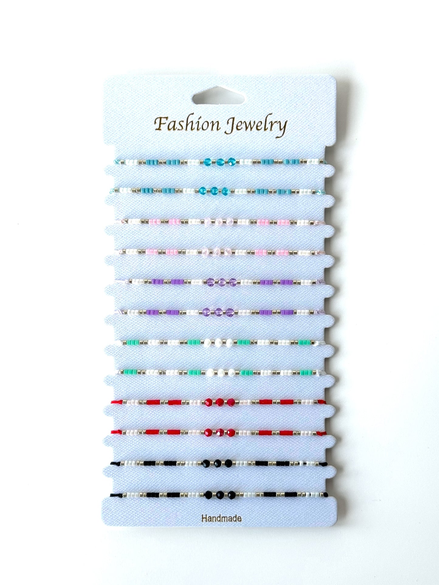 Pulsera multicolor #952 plateado