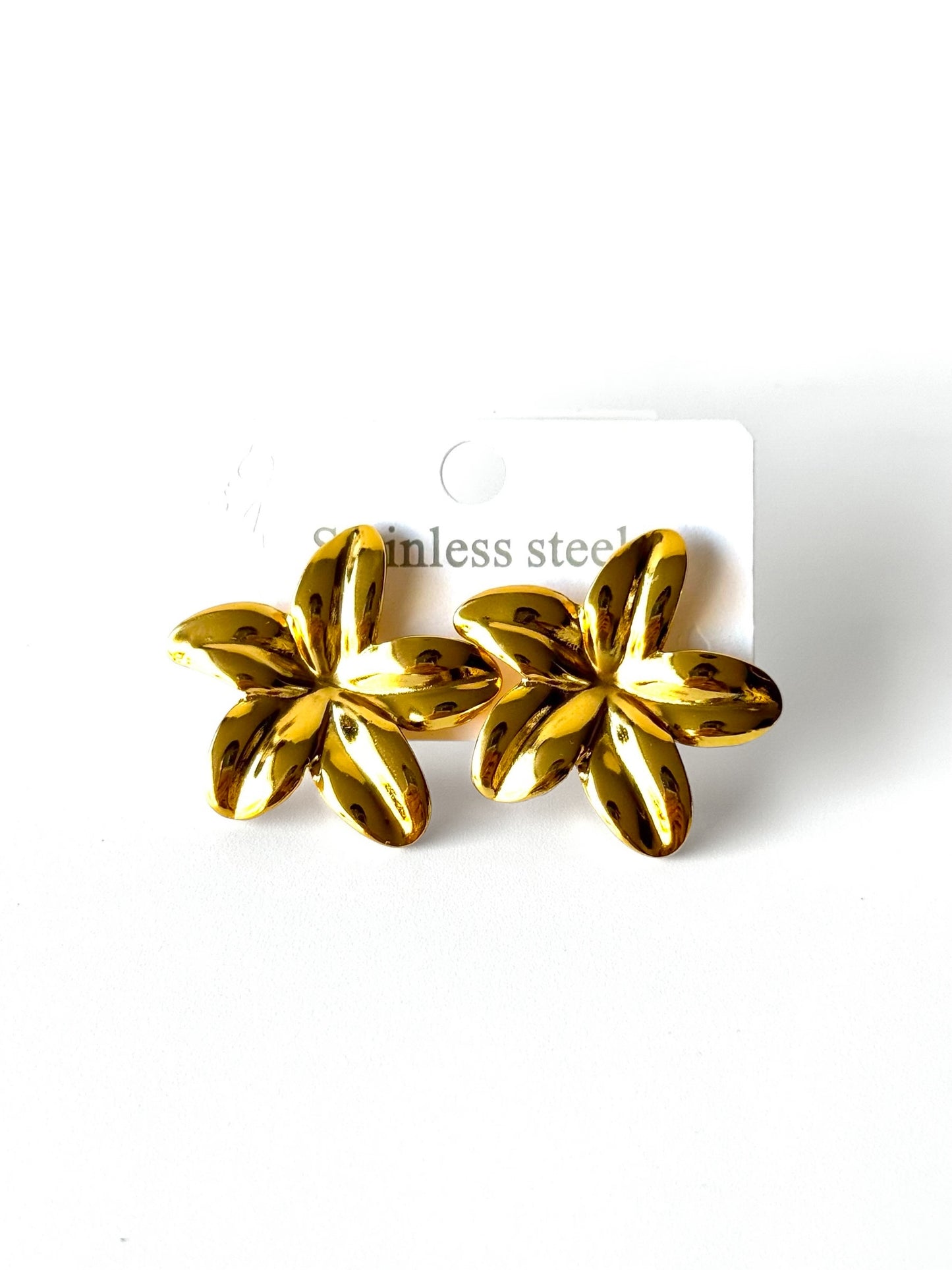 Aros de acero modelo #907 dorado