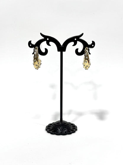 Aros Strass de fantasía #637 dorado