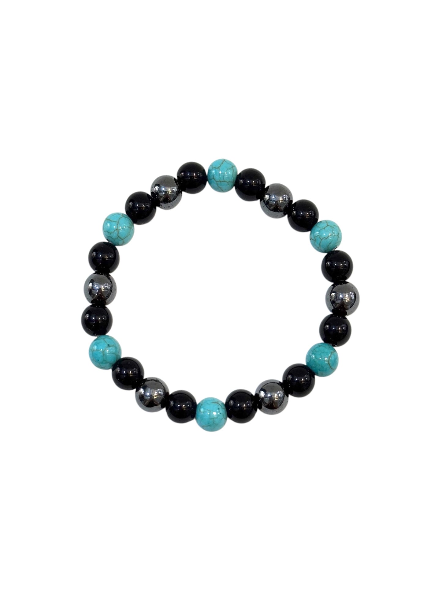 Pulsera Elasticada #Piedra Falsa 8mm