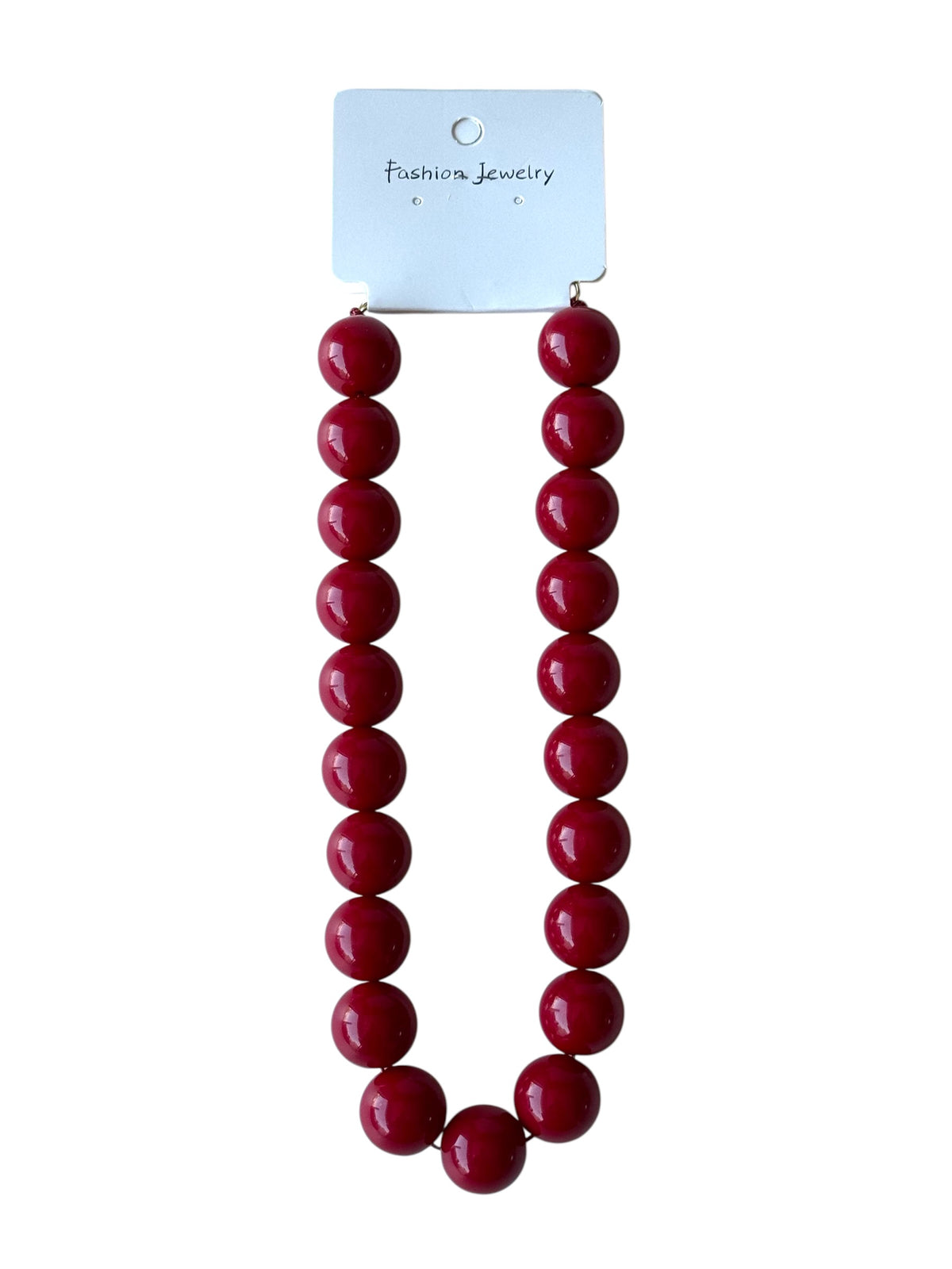 Collar Chicle 20mm #4 burdeo