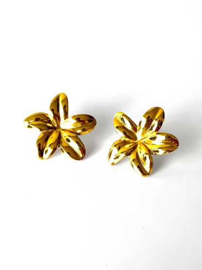 Aros de acero modelo #907 dorado