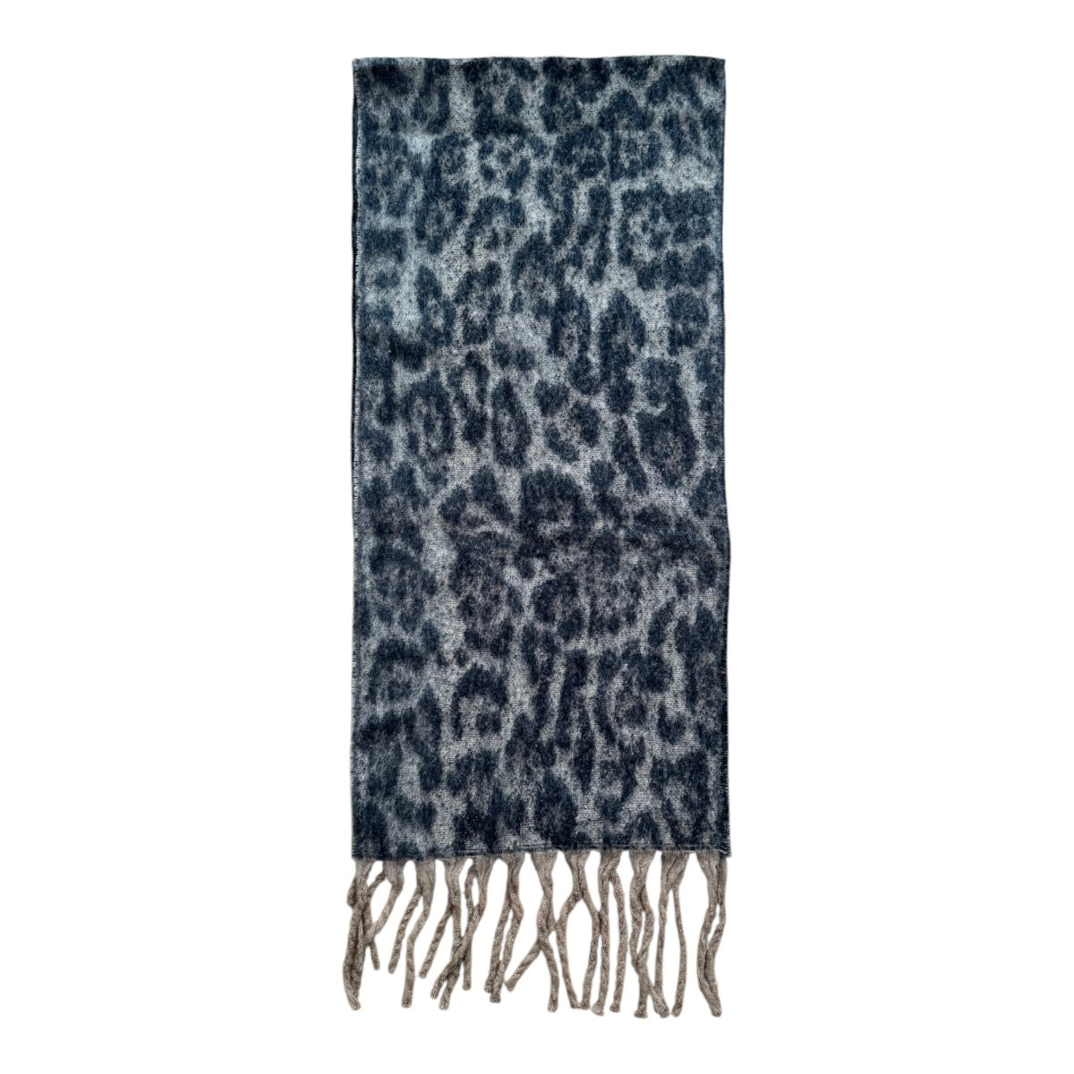 Bufanda Animal Print Peludo # café