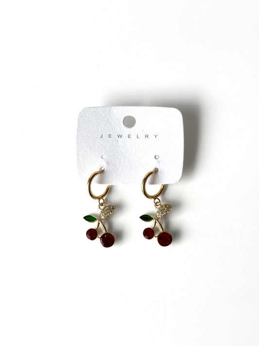 Aros de fantasía cherry #1003 dorado