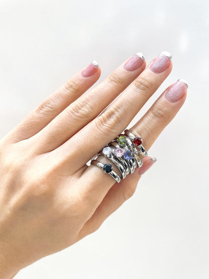 #20_ 24 ARGOLLA CIRCULAR CON PIEDRA P