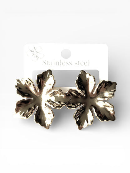 Aros de acero modelo #9211 plateado