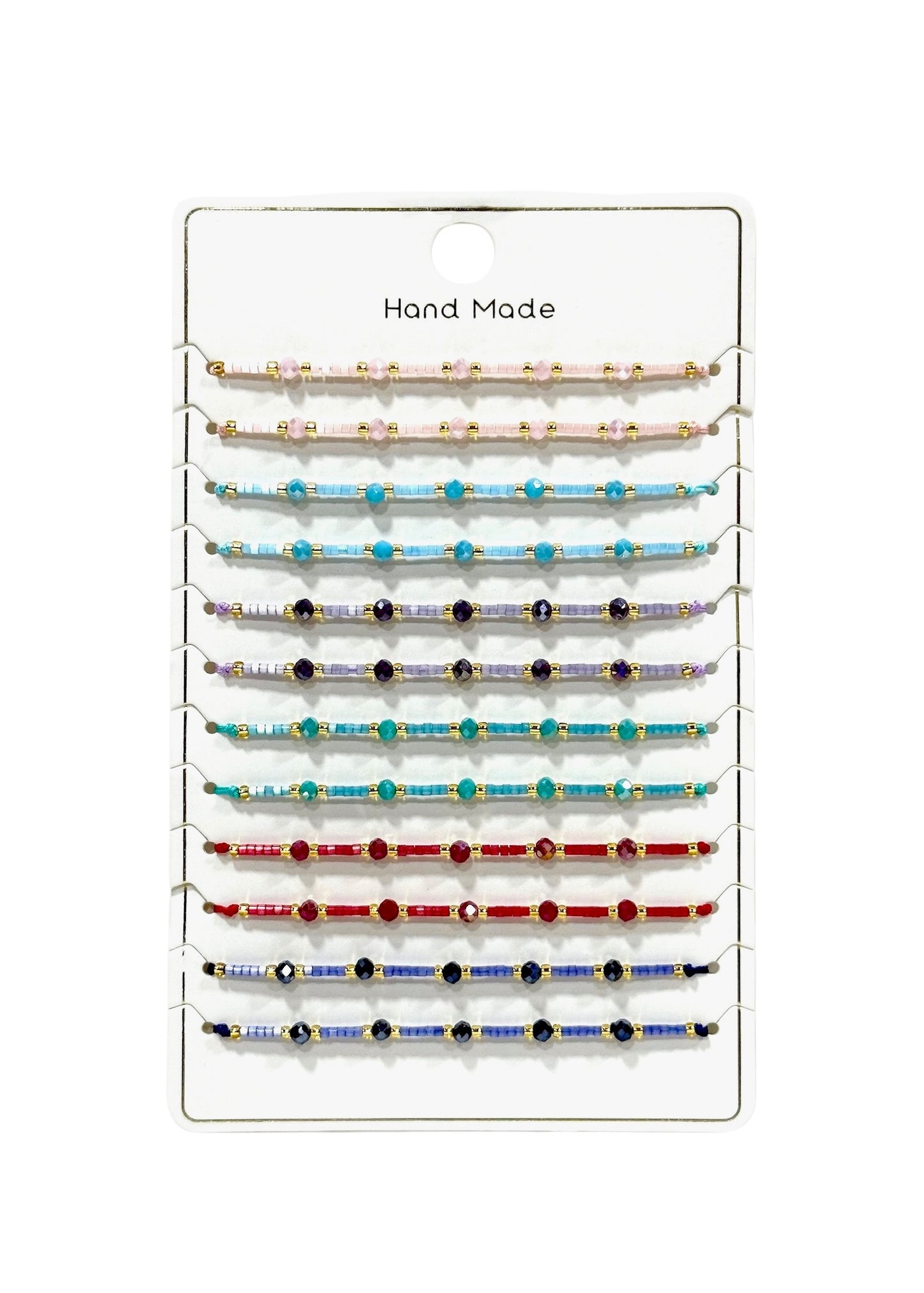 Mostacilla delgada multicolor dorada