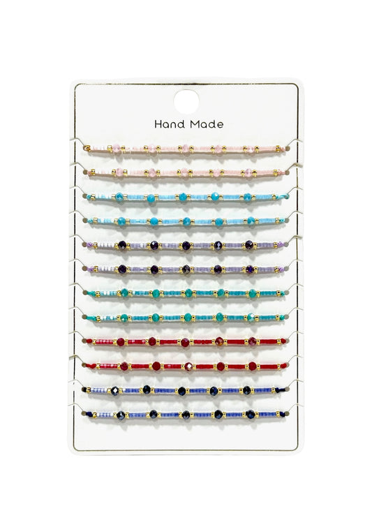 Mostacilla delgada multicolor dorada