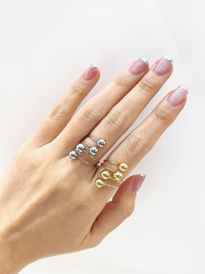 Anillo con bolitas (Docena)