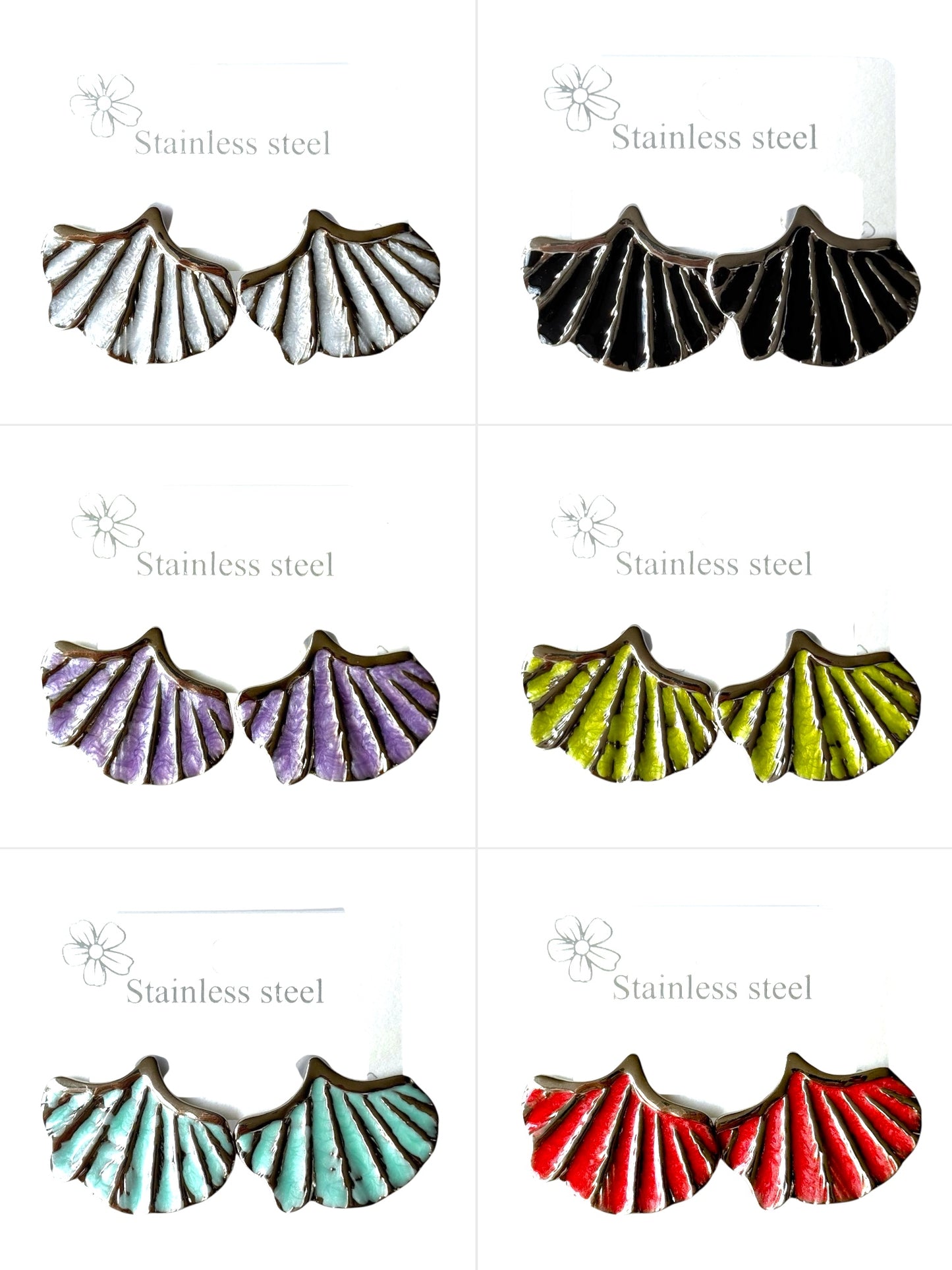 Aros de acero modelo #863 (6 unidades)