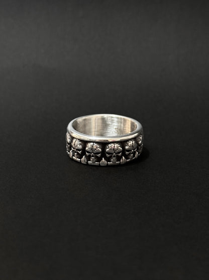 Anillo de hombre en acero vikingo #572