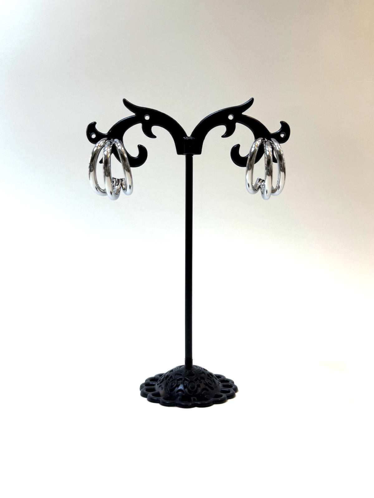 Aros 3 argollas plateado