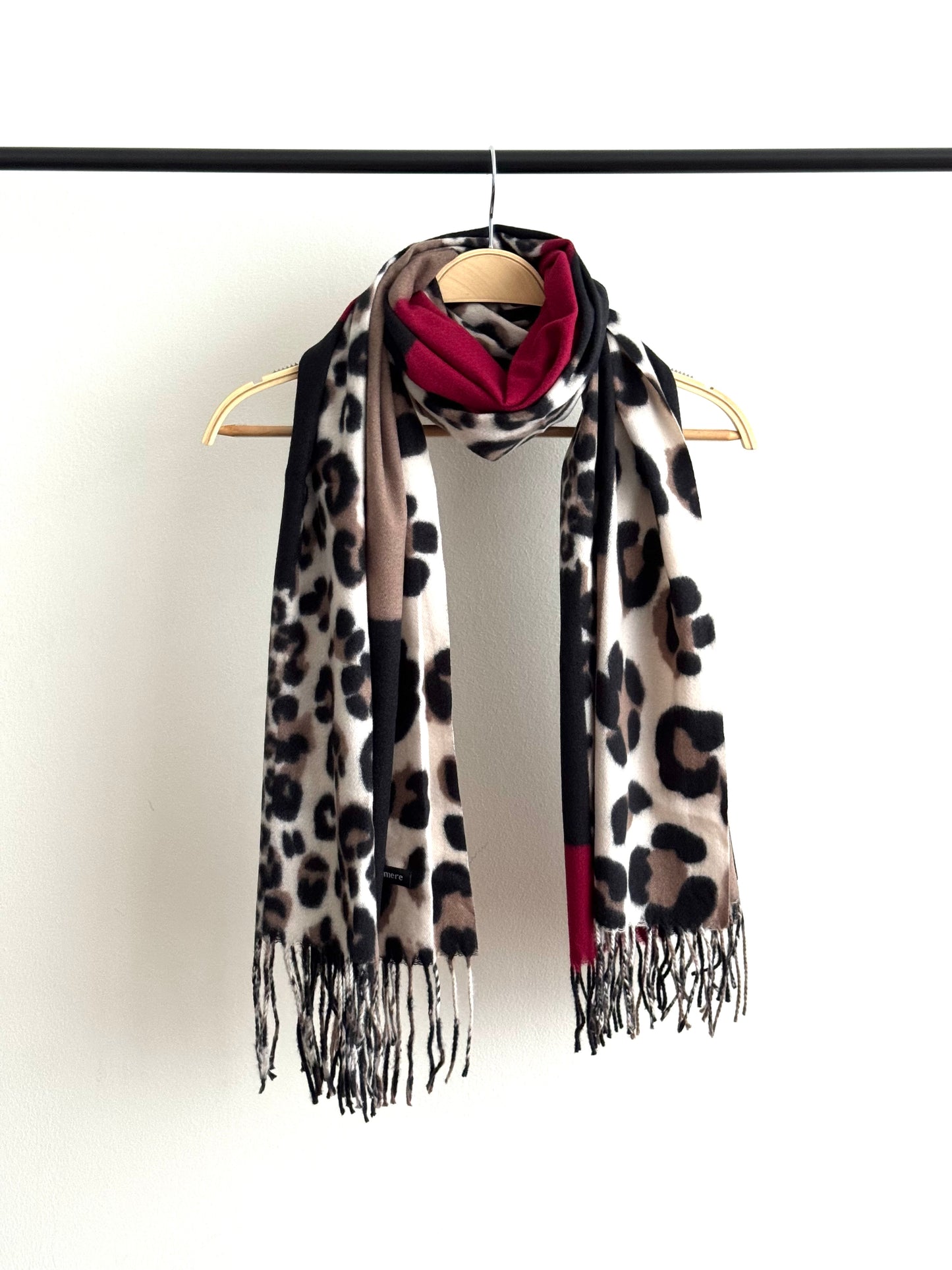Bufanda Animal Print # Rojo