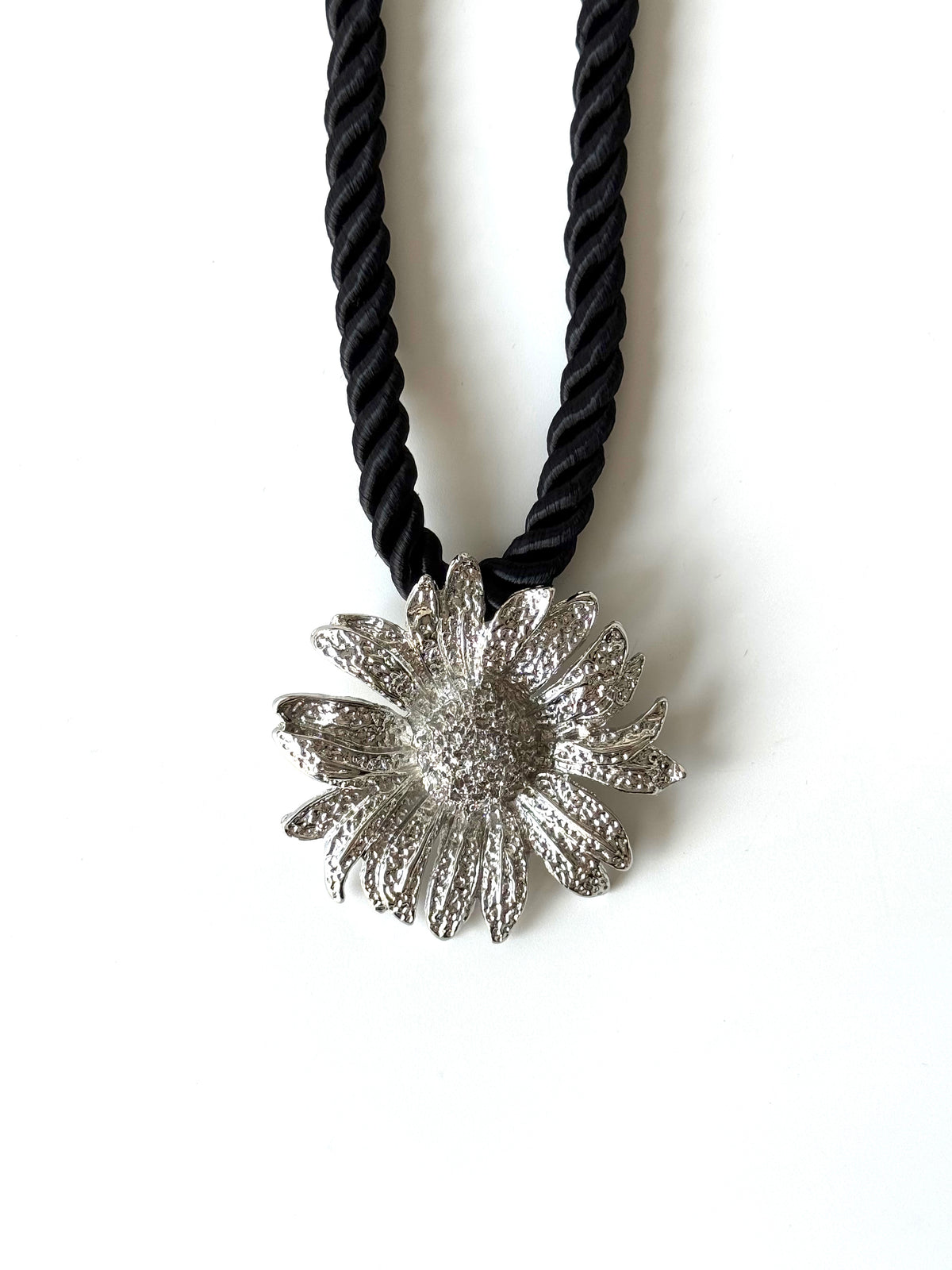 Collar de Flor #Plateado