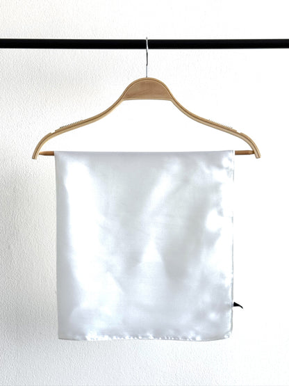 Pañuelo color liso #16 Blanco frío