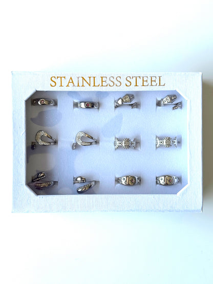 #59 ARGOLLA STRASS MULTIDISEÑO #Plateado
