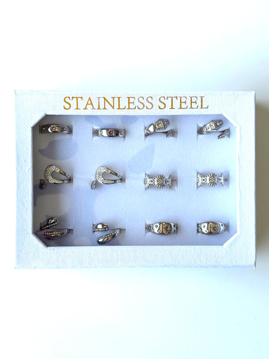 #59 ARGOLLA STRASS MULTIDISEÑO #Plateado