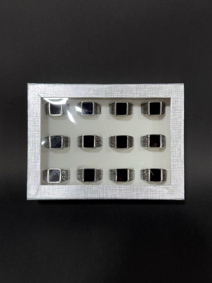 Anillo de hombre en acero vikingo #786