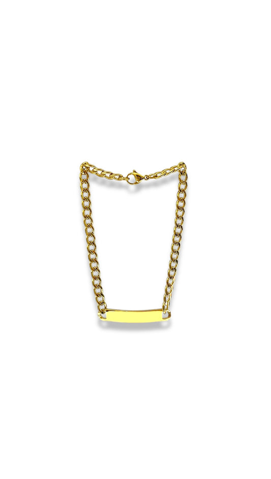 Pulsera de cadena de acero modelo #12_ 4mm A-11