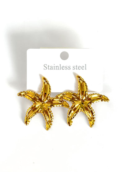 Aros de acero modelo #903 dorado