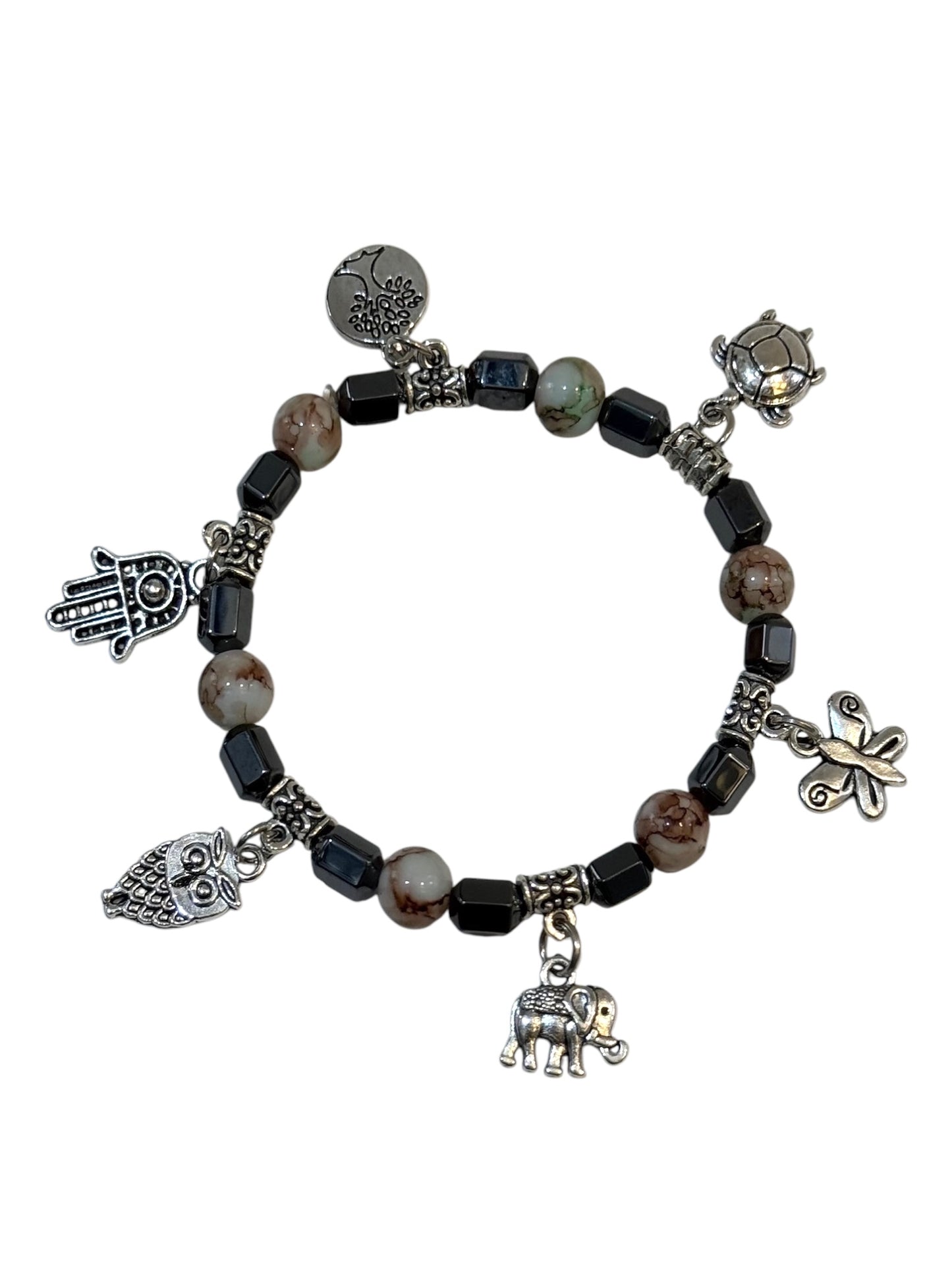 Pulsera Elasticada #Piedra multicolor