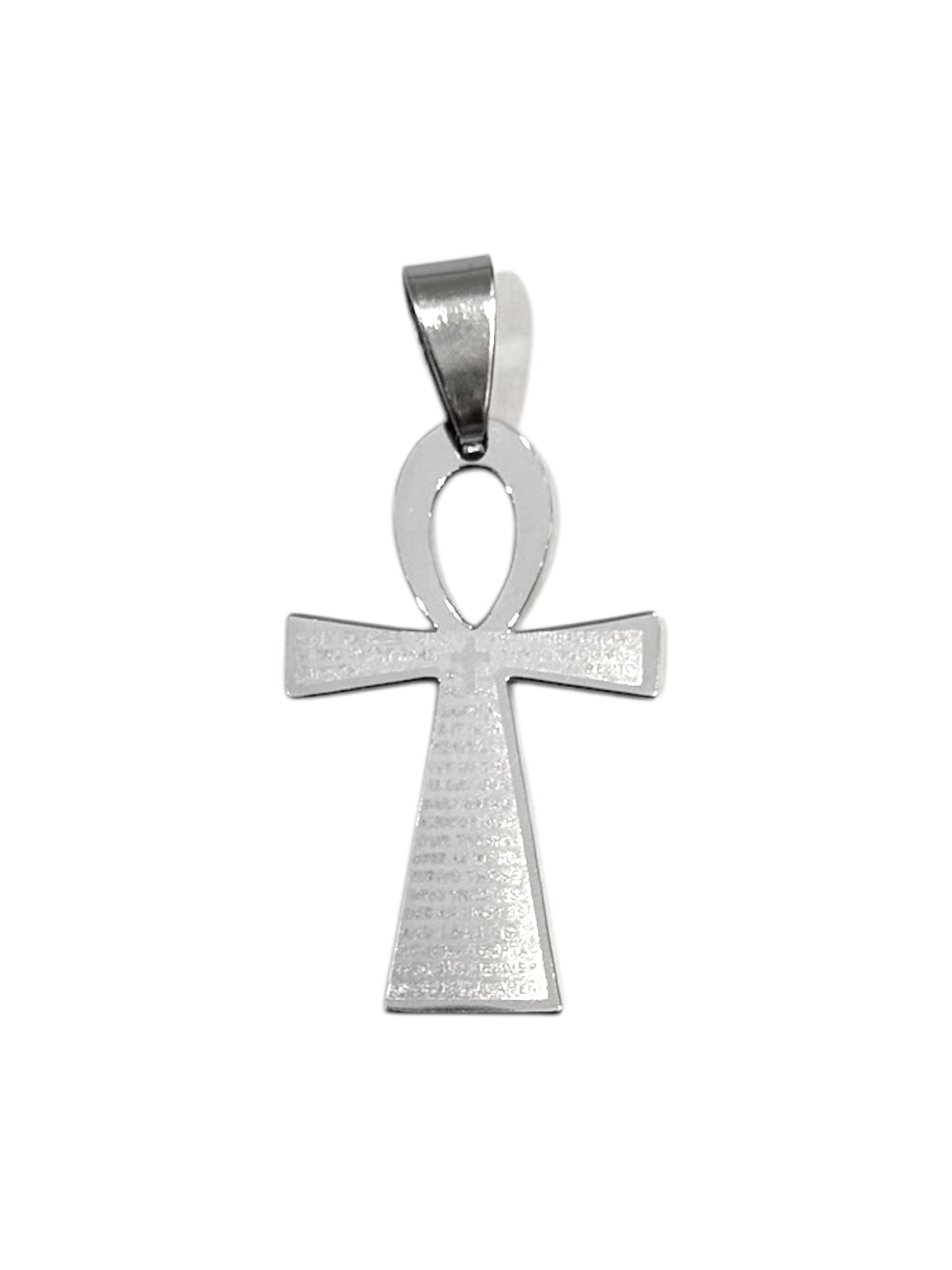 Colgante #202-3 cruz egipcia labrado_chico