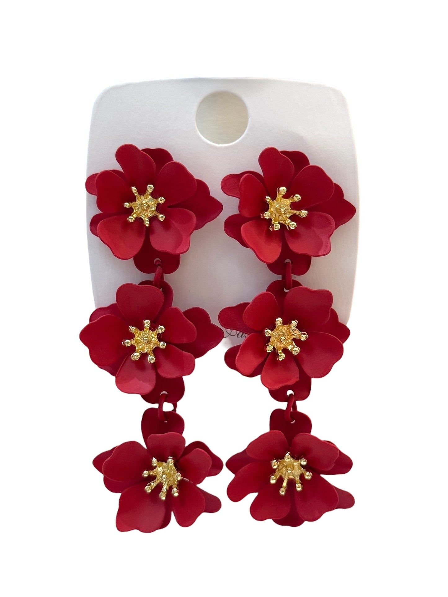 Aros en Docena #8 flores multicolor