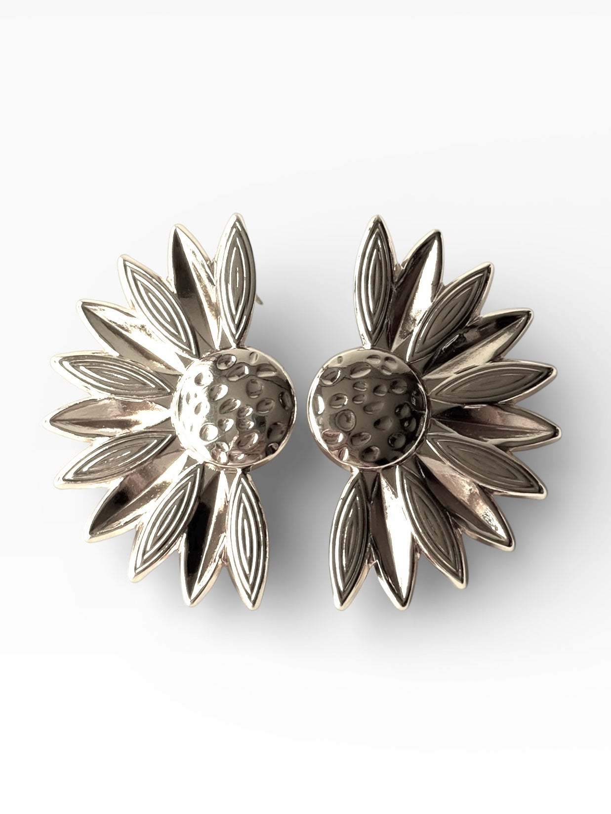 Aros de acero modelo #9216 plateado