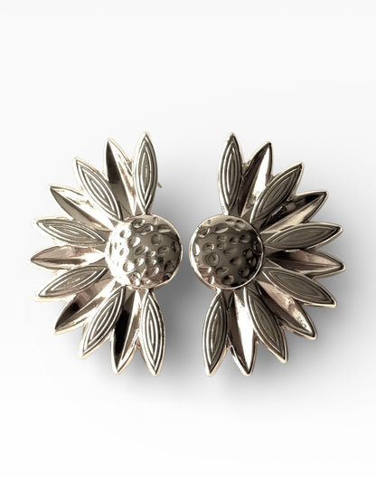 Aros de acero modelo #9216 plateado