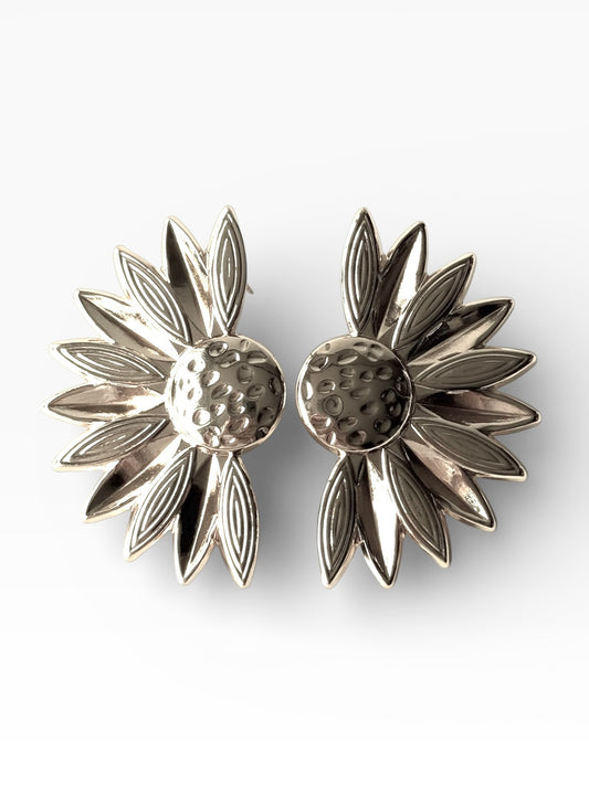 Aros de acero modelo #9216 plateado