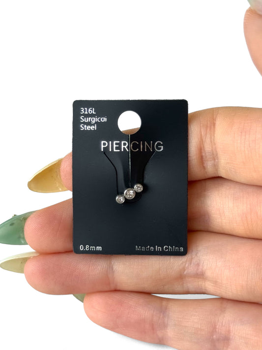 Piercing Acero_Recto #18 chico