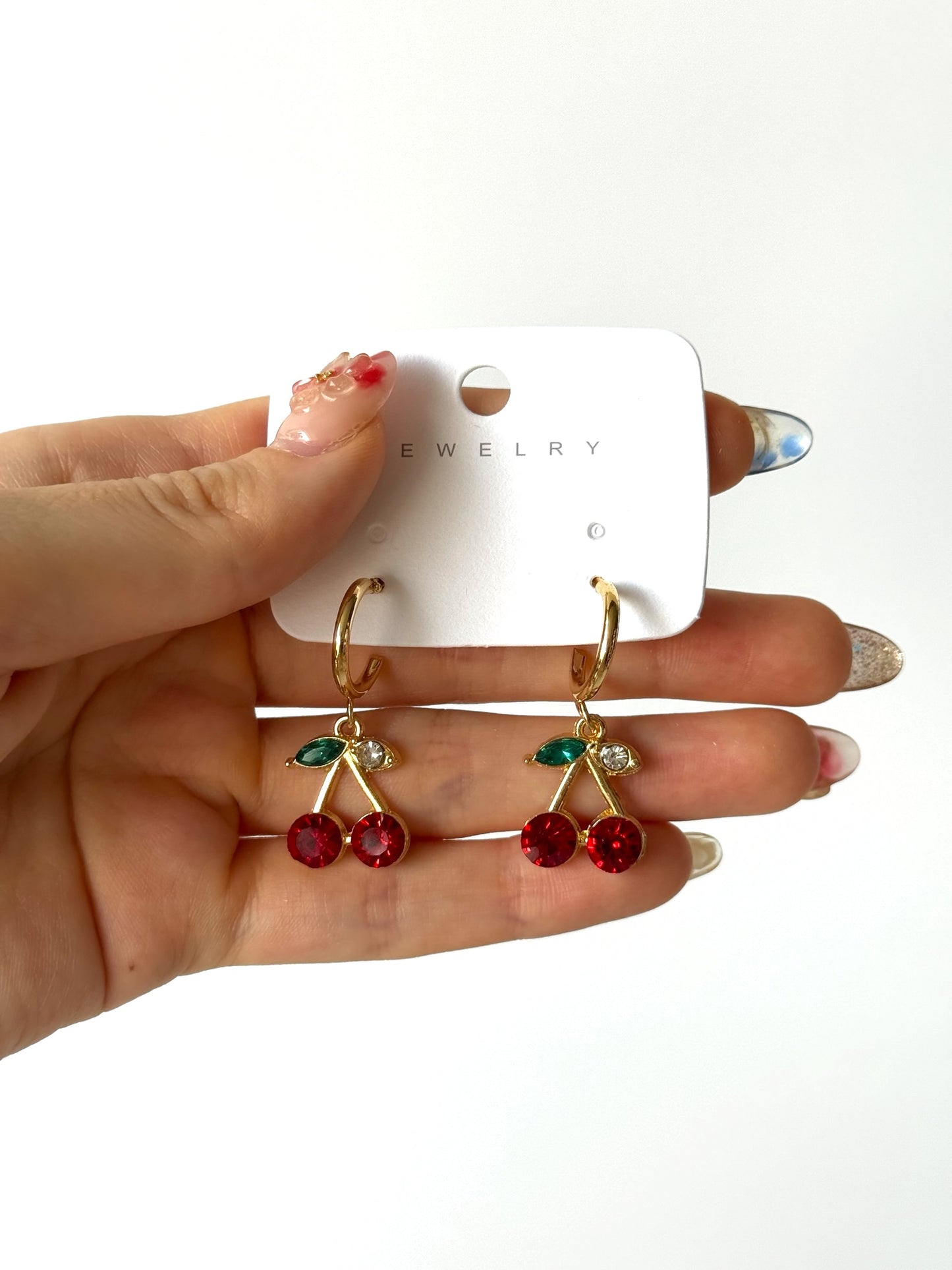 Aros de fantasía cherry #1005 dorado