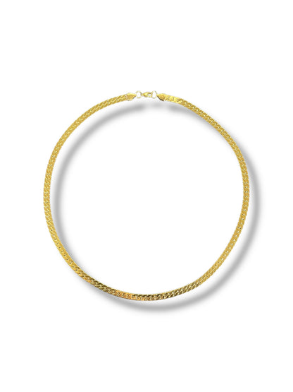 Cadena Piel de Serpiernte_Dorado 4mm B-6