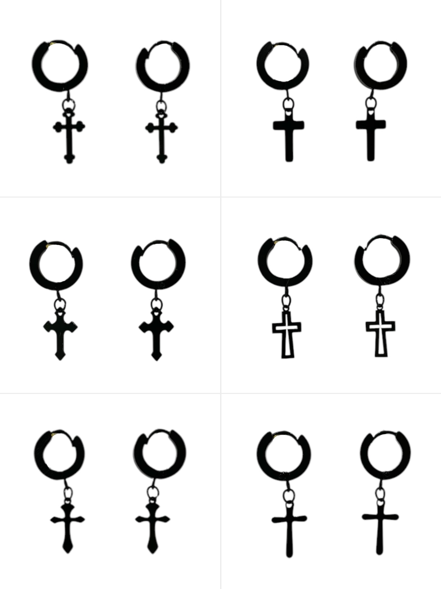 Argolla con cruz negra