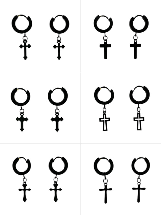 Argolla con cruz negra