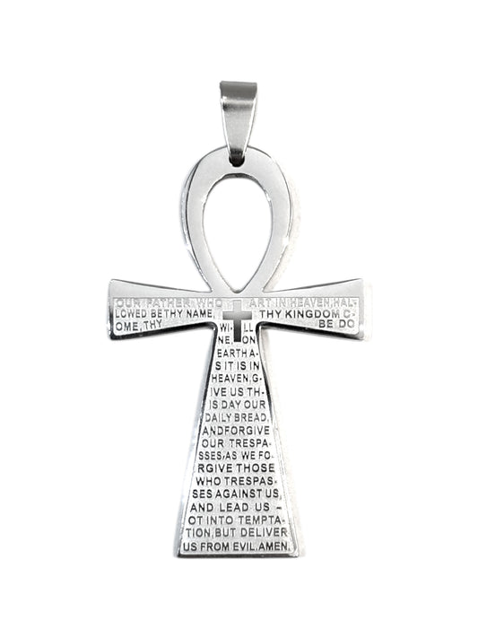 Colgante #202-1 cruz egipcia labrado_grande