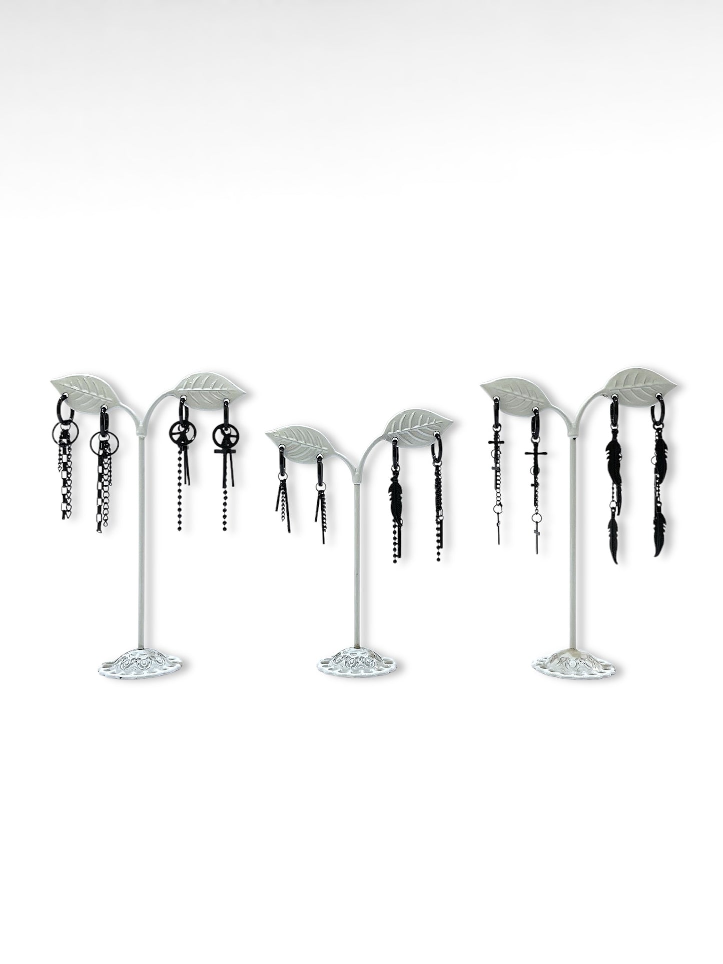 Argolla diseño B negro