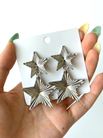 Aros de fantasía #1021 plateado