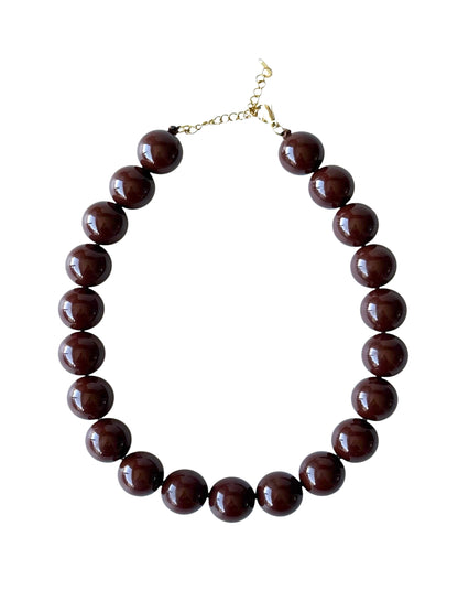 Collar Chicle 20mm #5 café