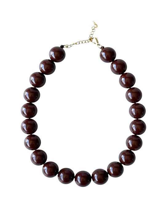 Collar Chicle 20mm #5 café