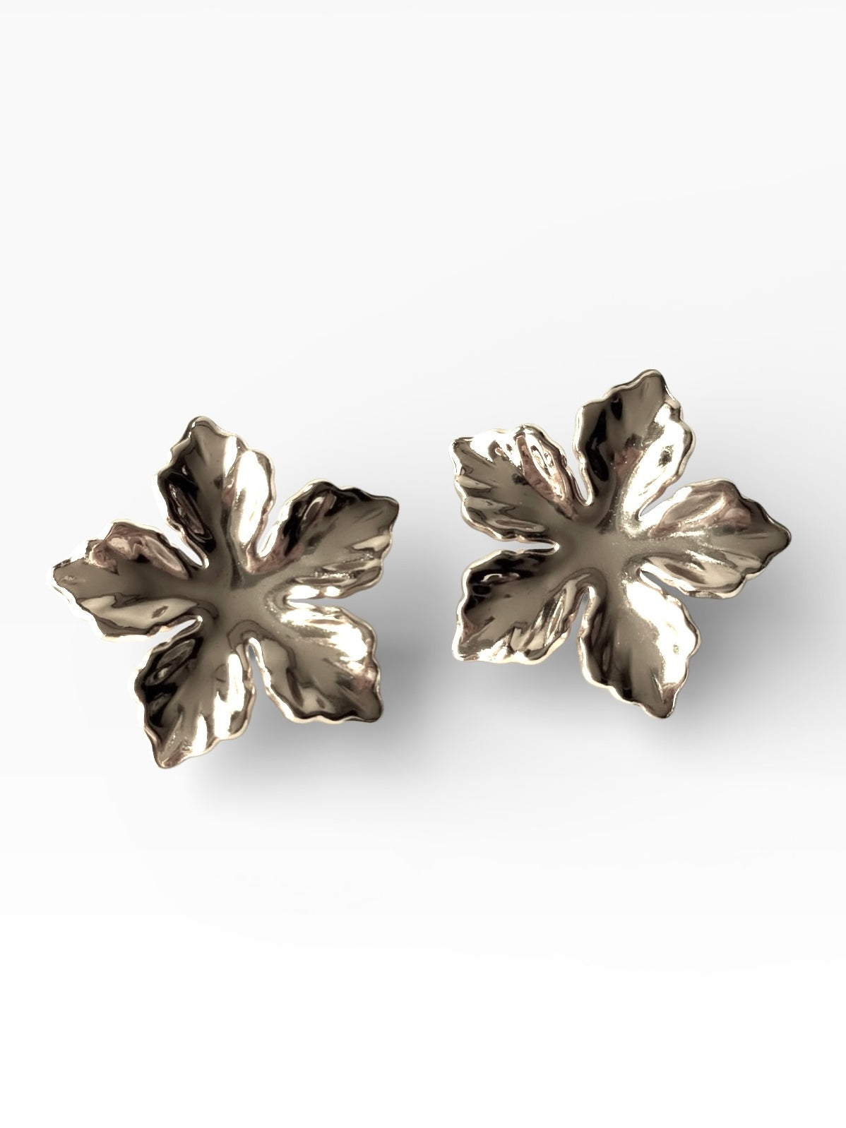 Aros de acero modelo #9211 plateado