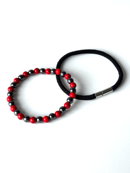 Pulsera roja para hombre #5