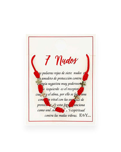 Pulsera de 7 nudos