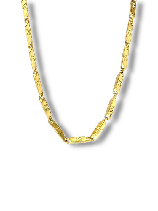 #Ad calavera Collar Hip Hop_Dorado Calavera A-4