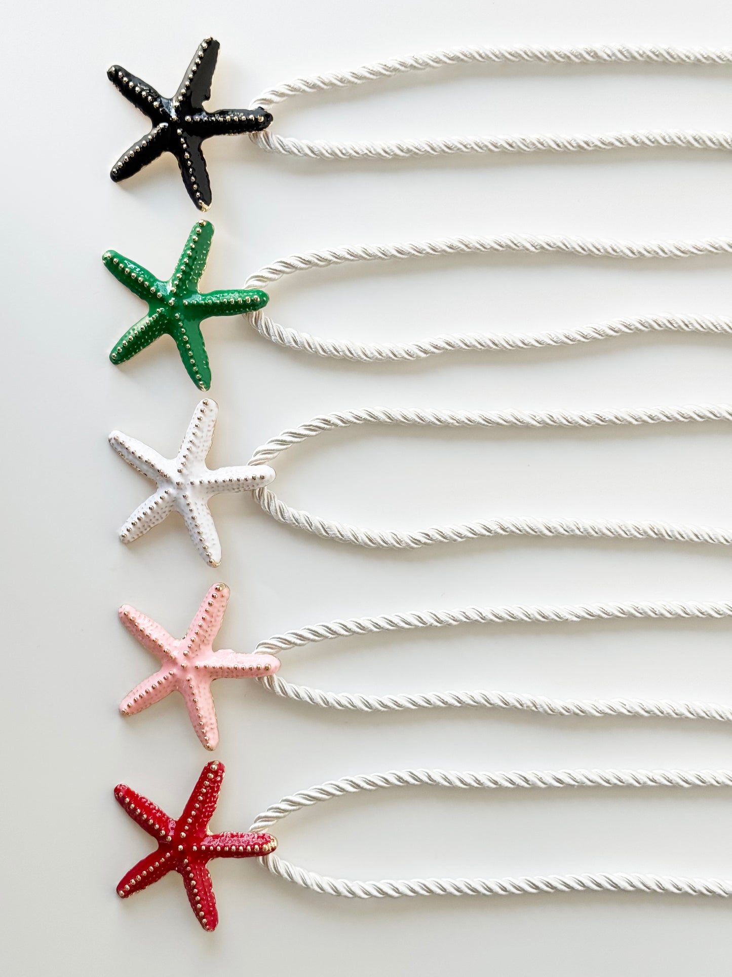 Collar de estrellas colores surtidos #6 (Docena)