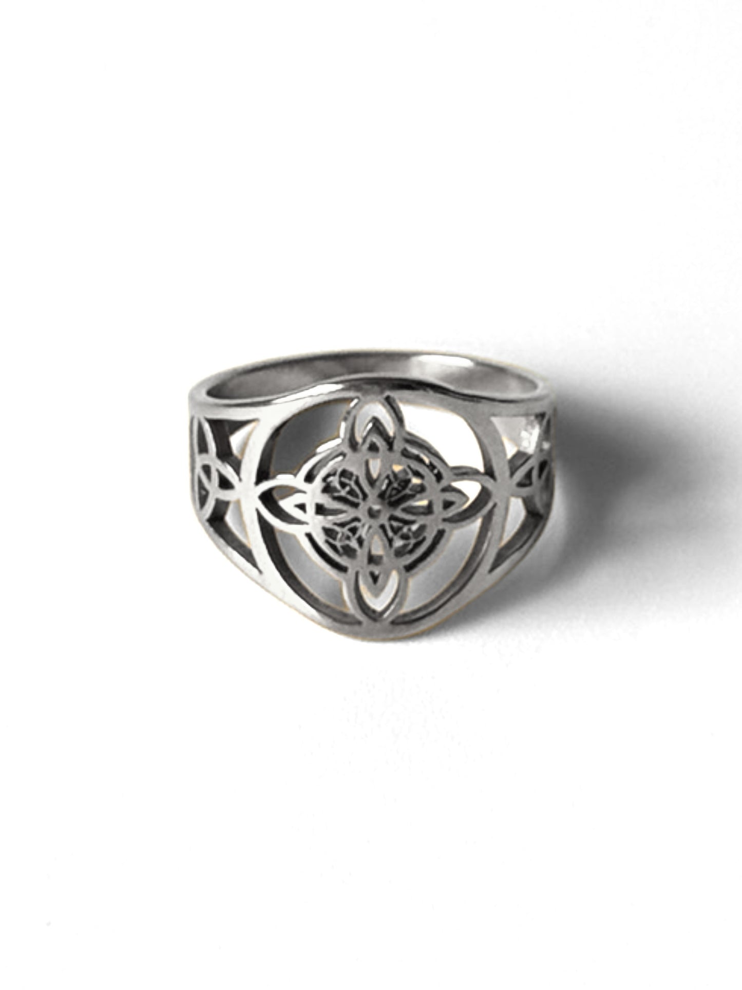 #51 ARGOLLA NUDO DE BRUJA #988 plateado