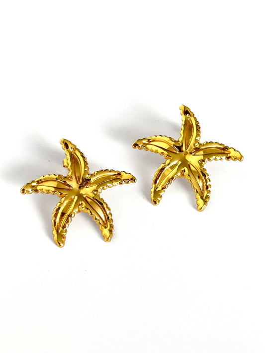 Aros de acero modelo #903 dorado